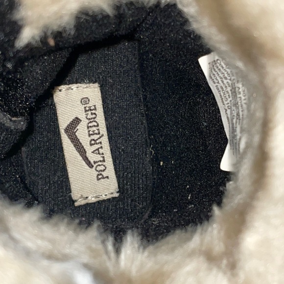 •POLAR RIDGE•TODDLER BROWN & PINK FUR VELCRO SIDE BUCKLE BOOTS SIZE 7 VGUC - Picture 8 of 9